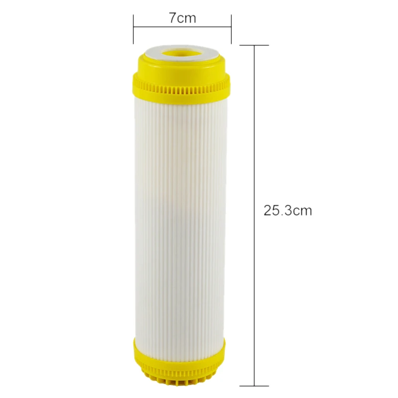 Quick Connect 10 Inch T33 with 2Pcs Fitting Water Purifier Carbon Post WATER FILTER Cartridge REVERSE OSMOSIS