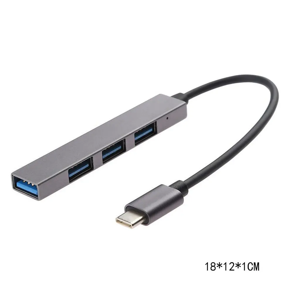 Usb type-C адаптер 4 в 1 конвертер сплиттер Многофункциональный USB 3,1 концентратор аксессуары для электроники