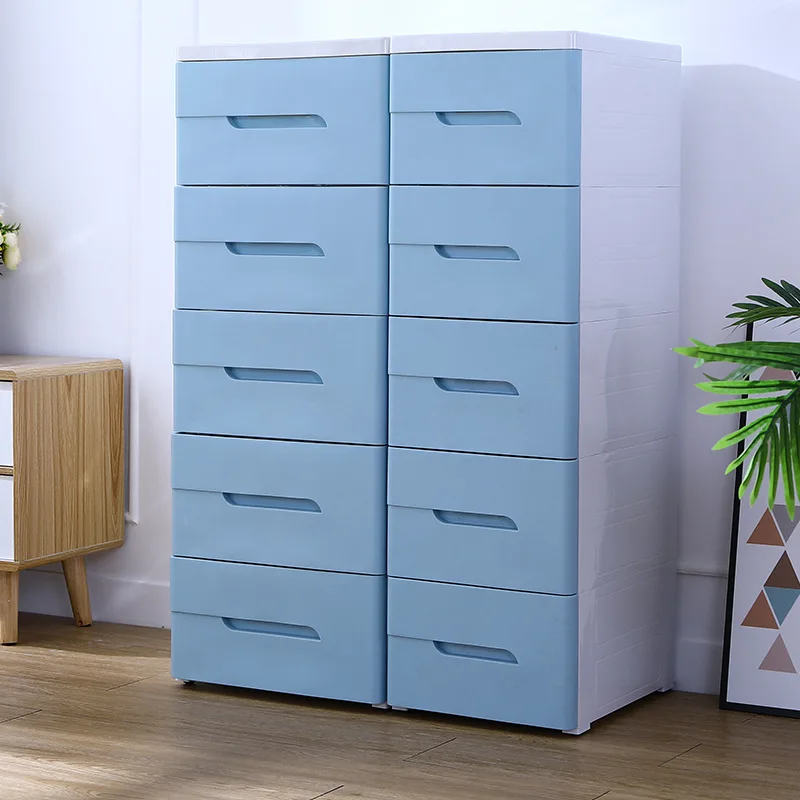 

Factory Approved Household Kitchen Narrow Storage Plastic Locker Multilayer Drawer-type Storage Cabinets Wardrobe for Children