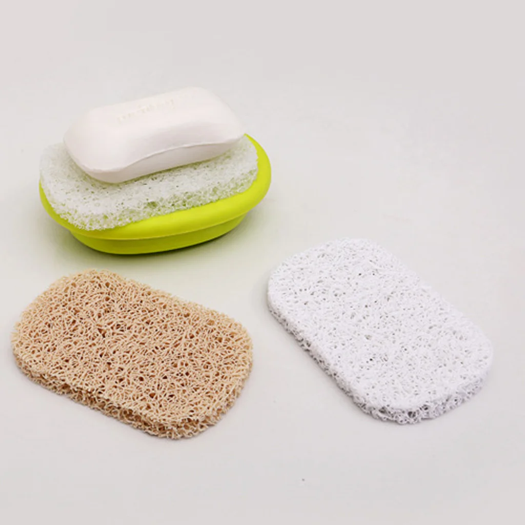 Pack of 5pcs Bathroom Shower Soap Bar Saver Lift Holder Dish Sponge Rack Tray Organizer for Bathroom Kitchen Home Hotel Office