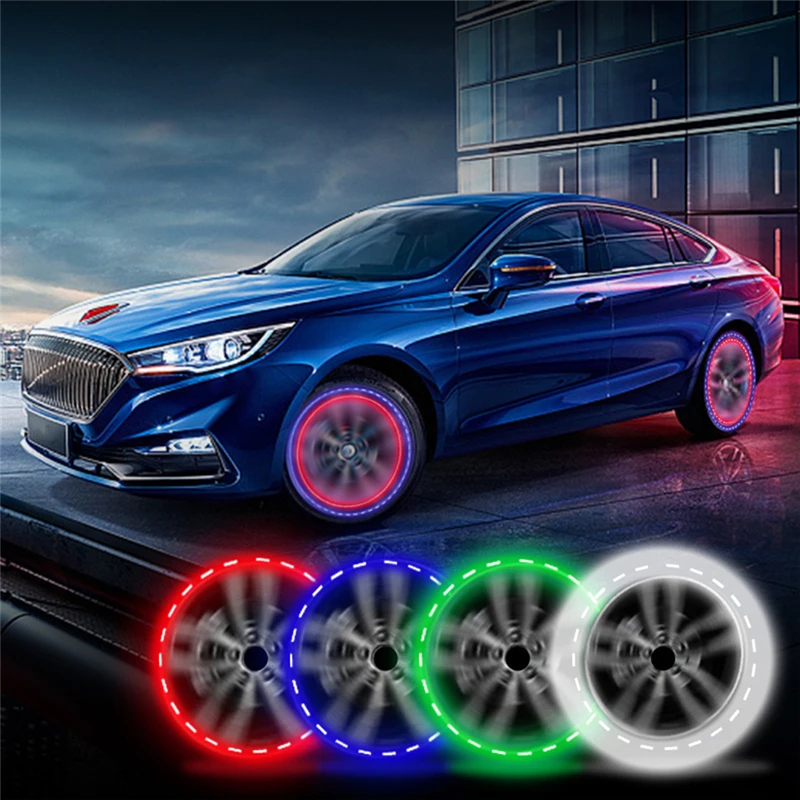

1PCS ATV Motorcycle Car Accessories Solar Wheel Lights Decorative LED Tire Lights Colorful Valve Lights Modified Hot Wheel Light