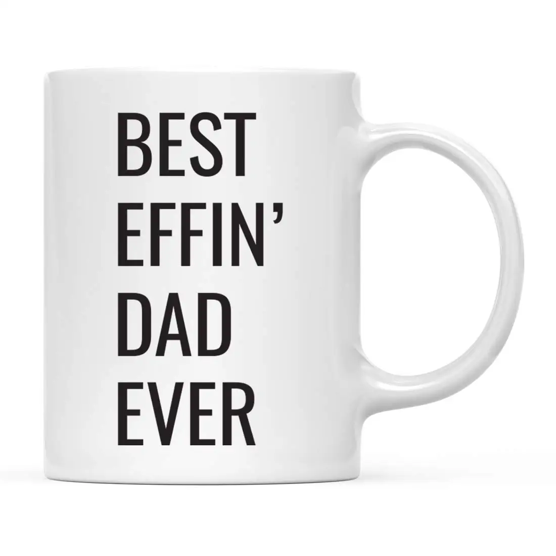 Рождественские подарки для папы смешная кофейная кружка лучшие efffin Dad Ever керамическая чашка