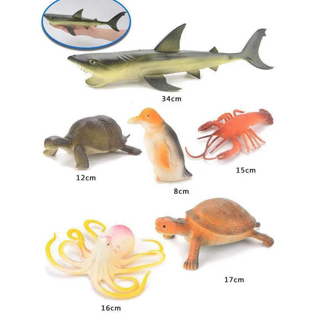 RCtown модель морских животных милые морские животные игрушки акула для детей подарок