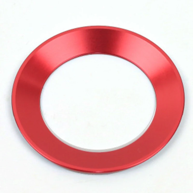 Car Styling Steering Wheel Circle Ring Logo Emblems Accessories Case For Skoda Octavia Rapid Decorative Covers - Color Name: RD