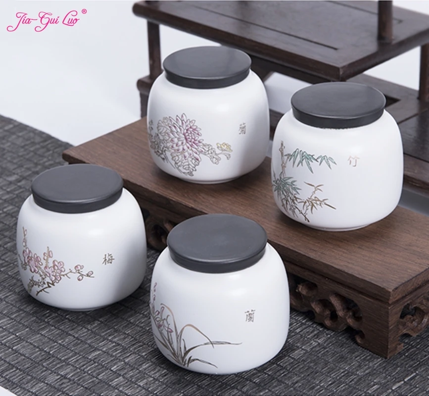 

JIA-GUI LUO Tea Caddies Tea Container Tea Tins Tea Box Tea Bag Storage Box Tea Tin Tea Storage Canister Set D162