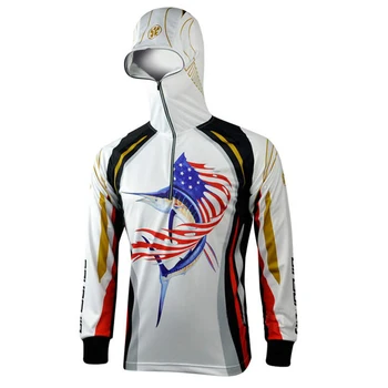 

Men Fishing Clothing Uv Protection Moisture Wicking Long Sleeve Jacket Quick-drying Clothing Breathable Sunscreen Fishing Coat