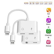 2 в 1 для iPhone 11X8 Plus аудио зарядное устройство адаптер для Lightning до 3,5 мм адаптер вспомогательный конвертер Кабель