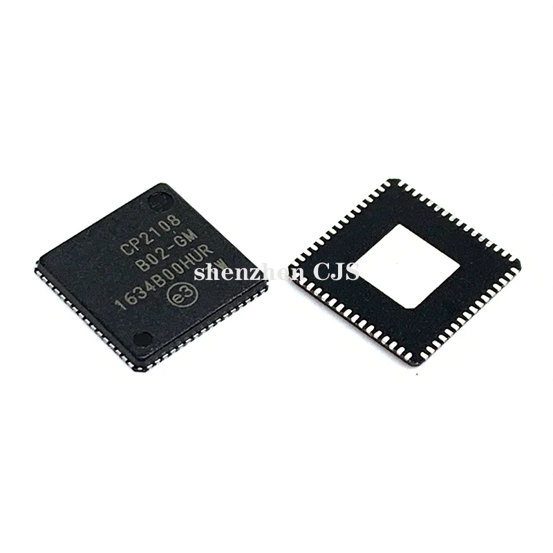100% Оригинальный CP2108-B02-GM CP2108-B02 CP2108 IC мост USB к UART 64QFN | Электроника