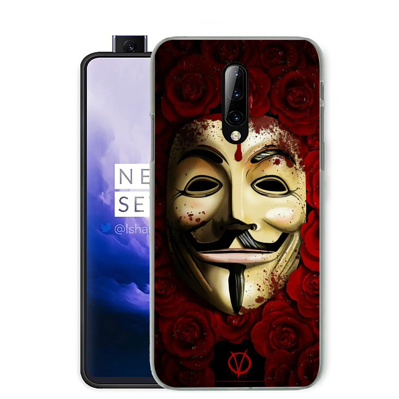 V для Vendetta жесткий пластиковый чехол для сотового телефона чехол для Oneplus 7 Pro 6 6T 5 5T 7Pro One Plus