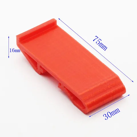 1PCS 3D Printing TPU Soft Rubber Battery Protection BoardStrap Kit Landing Gear 75x30x16mm Spare Parts for RC Drone FPV title=