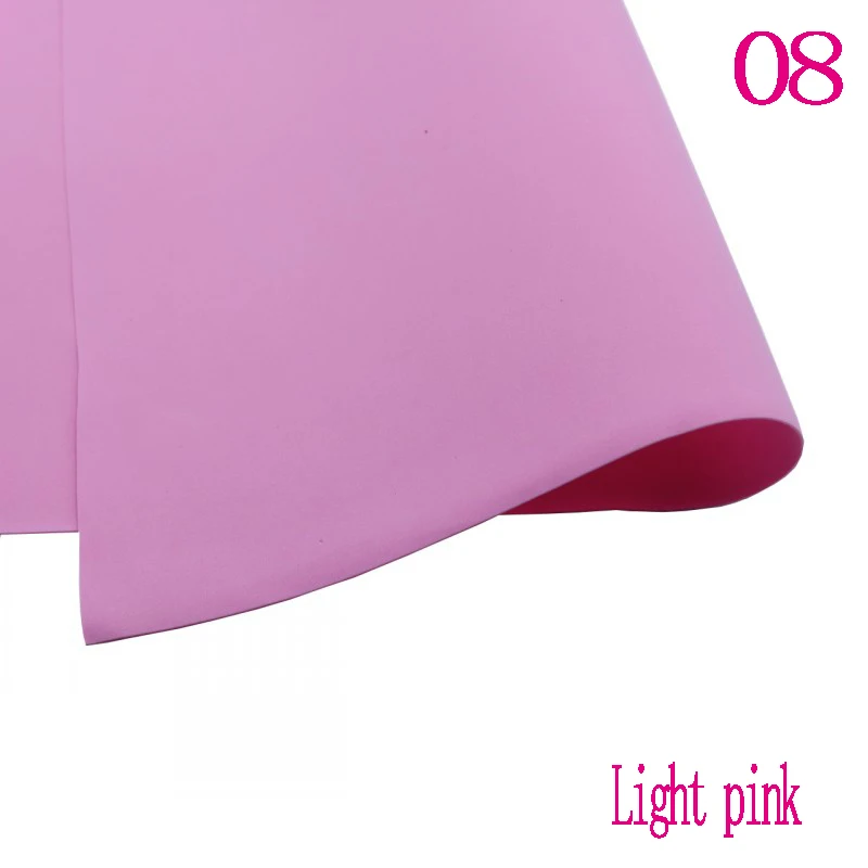 08-light-pink 50*50 см 1 мм плотная ПЭ пена бумага ручной работы листы губка Скрапбукинг ремесла для цветов фон DIY Подарочная открытка ручной работы Декор - Цвет: 08-light-pink