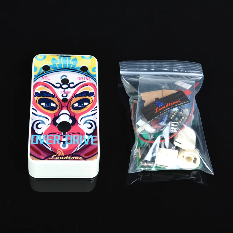 Набор педалей для гитары Overdrive (OD1) DIY с алюминиевой коробкой в стиле Hammond 1590B