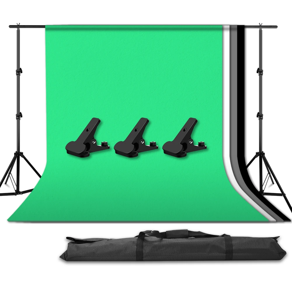 ZUOCHEN Photo Studio зонт для софтбокса комплект освещения подставка фона 4 (зеленый