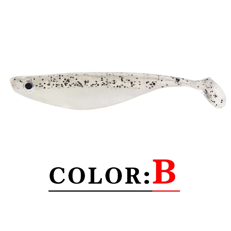 Color B 2 шт./лот, мягкие приманки для рыбалки, 15 см, 11,9 г, искусственные приманки, мягкие пластиковые приманки для спиннинга, телескопическая рыба - Цвет: Color B