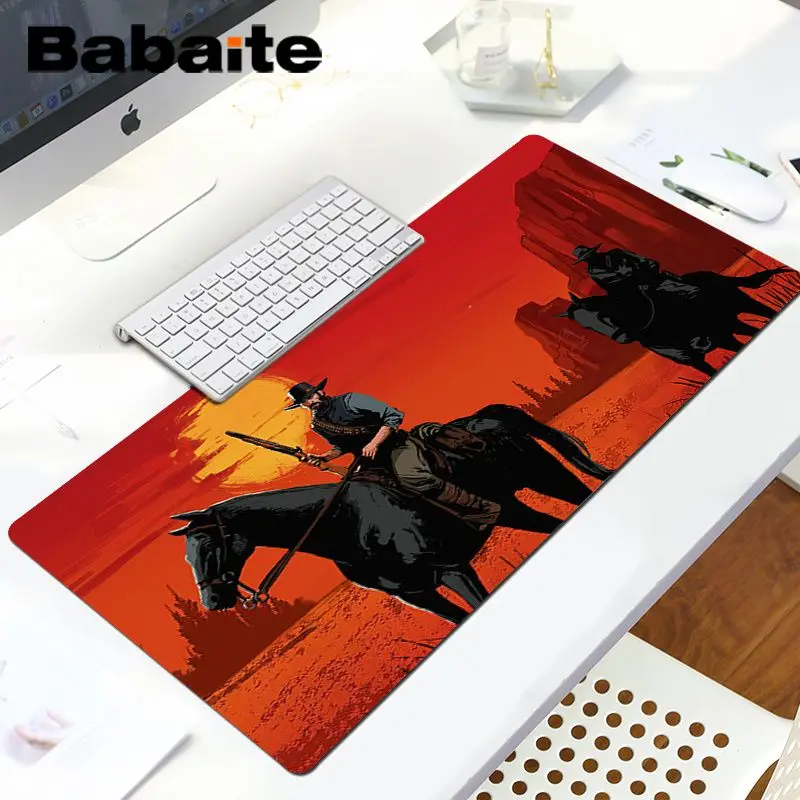 Babaite Red Dead Redemption 2 игровые коврики для геймеров коврик для мыши Комфортный коврик для мыши игровой коврик для мыши - Цвет: LockEdge 30x80cm