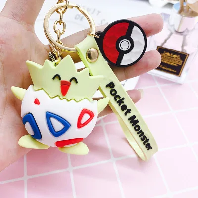 Аниме Покемон брелоки Пикачу Hitokage Charmander Пурины Jigglypuff зенигаме сумка "Сквиртл" подарочная подвеска-брелок - Цвет: ZX72