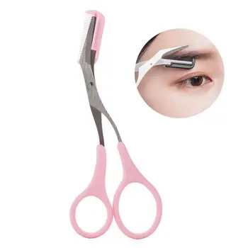 

Eyebrow Trimmer Scissors With Comb Remover Makeup Tools Hair Removal Grooming Shaping Shaver Trimmer Eyelash Hair Clips