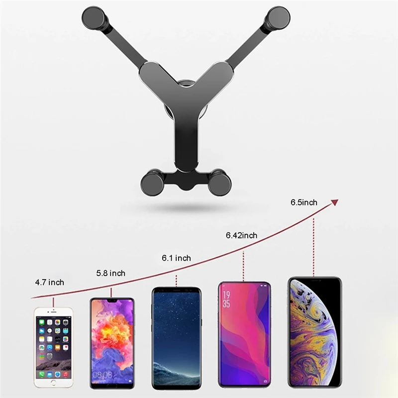 Syrinx гравитационный Автомобильный держатель для iPhone X 7 вентиляционное отверстие Клип подставка для сотового телефона тонкий для смартфона поддержка Xiaomi mi9 крепление для телефона