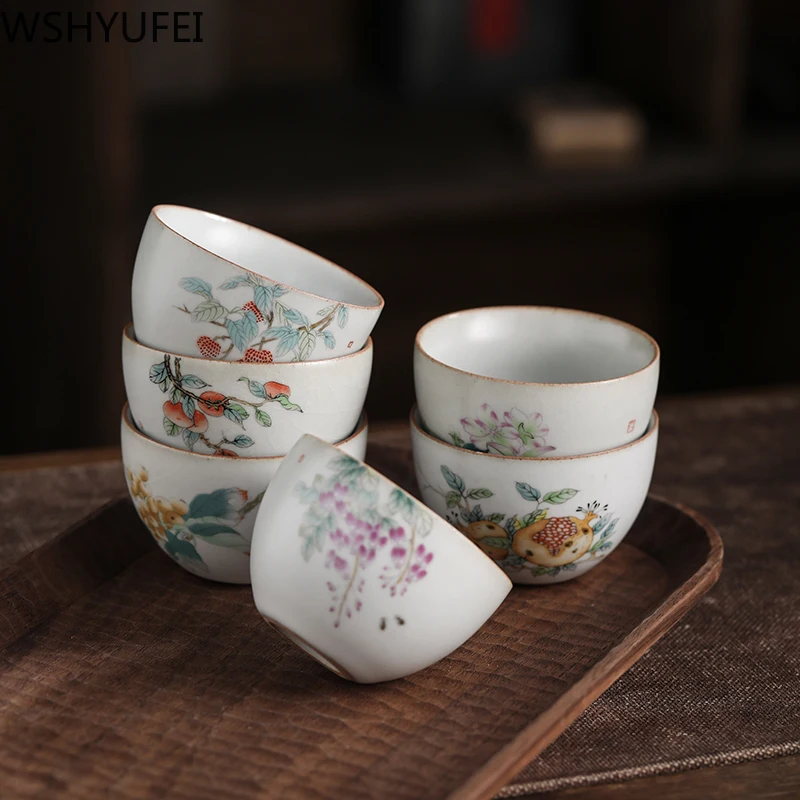 Чайный сервиз NLSLASI Jingdezhen 1 шт. чайная чашка в китайском ретро-стиле керамические