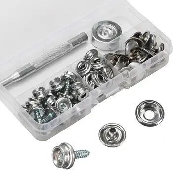 

Marine Snaps Boat Fastener Repair Kit Copper+Iron Portable Install Tool
