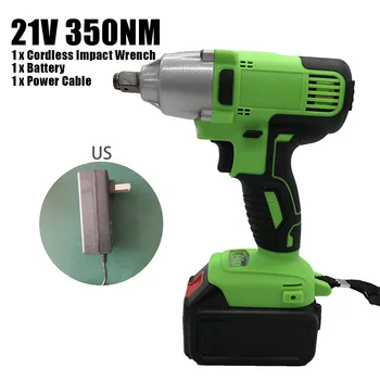 

21V 350NM Cordless Electric Impact Wrench Driver Power Tool W/ Battery & Charger Durable And Practical To Use