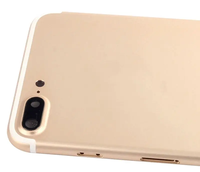 HQ мобильный телефон золотой поставщик полный корпус для iphone 7plus чехол задняя крышка