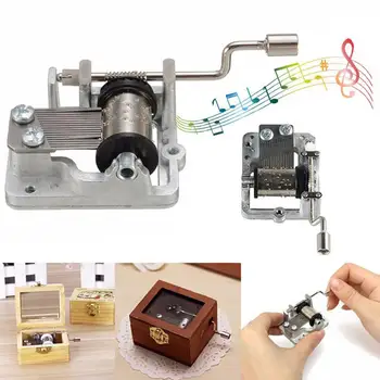 

Mini Hand Cranking Music Movement DIY Music Box Accessories Collectibles Sailor Moon A Variety of Music Christmas Music Box