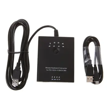

Mouse Keyboard Converter Adapter for PS3 / PS4 / XBox 360 / XBOX-ONE / XBOX-ONE S without Delay Compatible with all games