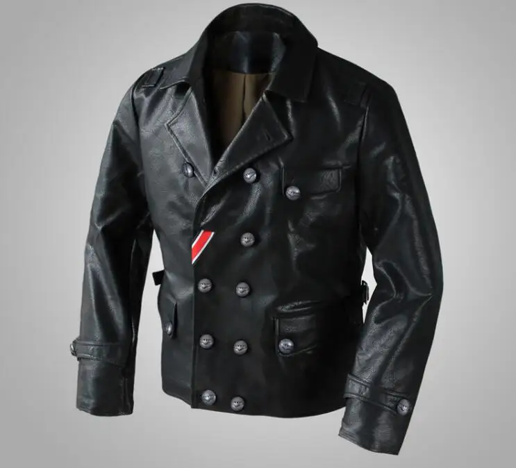 German ww2 leather coat Clearance