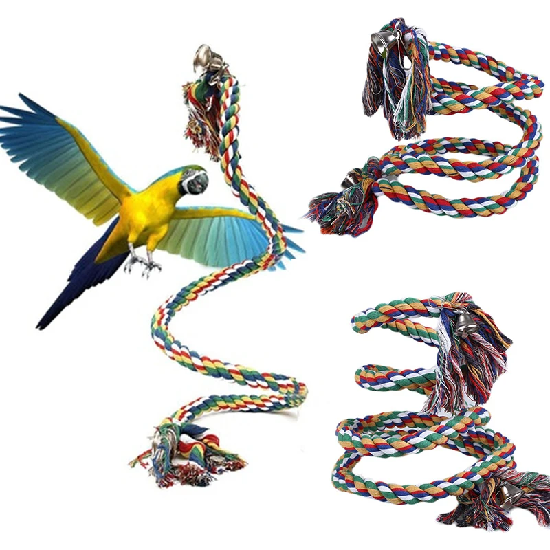 Канат для попугаев Pet Bird Cockatiel Conure волнистый Попугайчик W/колокольчик клетка игрушка