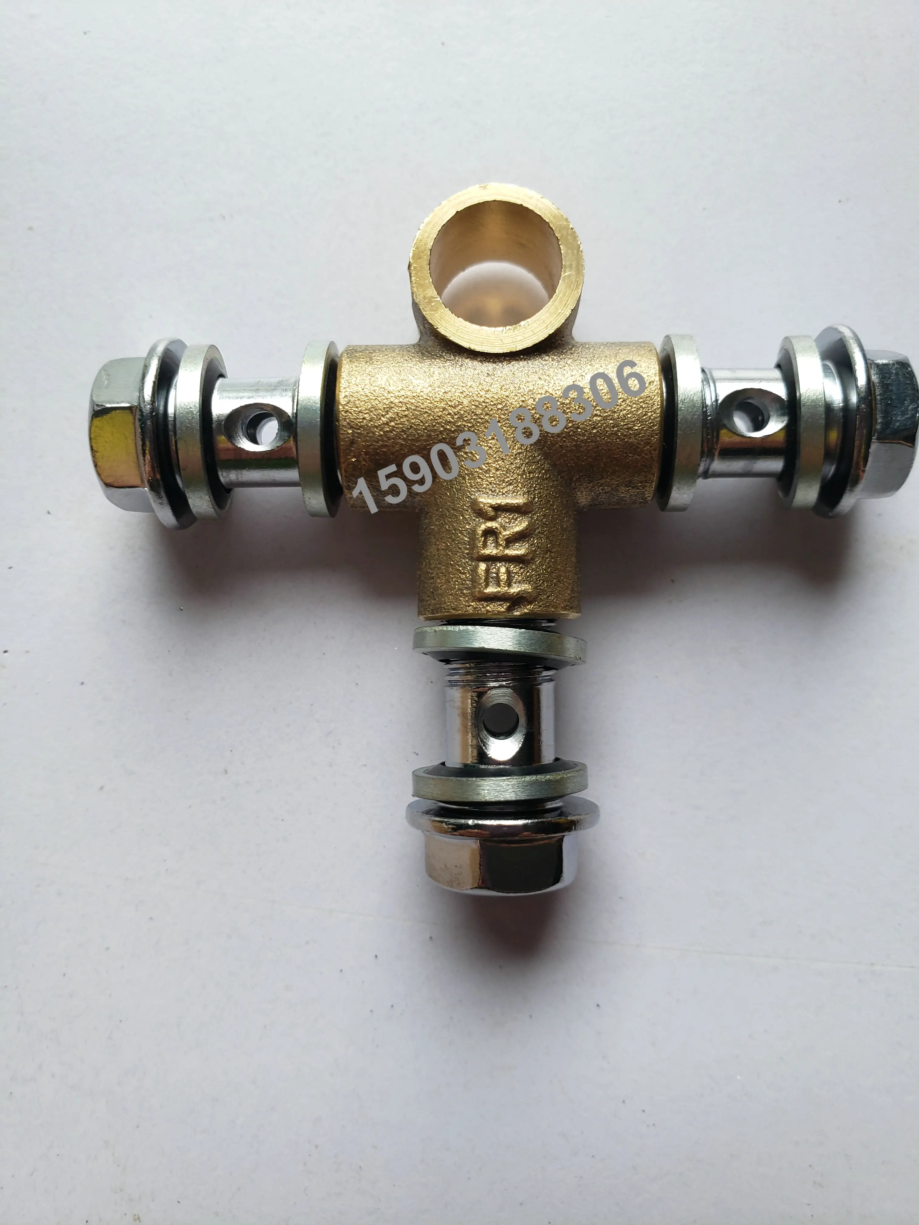 

motorcycle atv hydraulic brake line hose copper three 3 way tee connector joint fitting kits