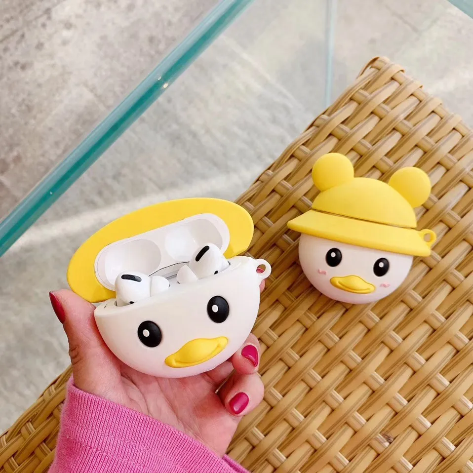 For Apple AirPods Pro Case Cartoon Cute Pattern box Shell Earphone Case For Air pods Pro 3 Cover soft Silicone Protective Fundas (22)