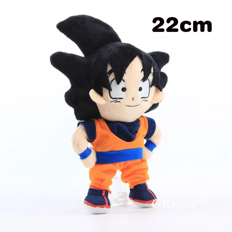 17 стилей 20-30 см Dragon Ball Goku плюшевые игрушки кукла Dragon Ball Goku Kakarotto Majin Buu Piccolo Vegeta Супер Saiyan плюшевые куклы - Цвет: 22cm
