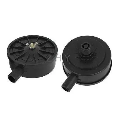 

2pcs Air Compressor Part 2cm Male Thread Filter Silencer Muffler Black