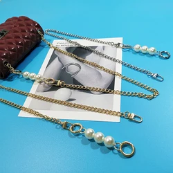 Decorative Pearl Purse Strap Extension Chain Crossbody Shoulder Bag Handbag Handle DIY Purse Replacement Charms Bag Accessories