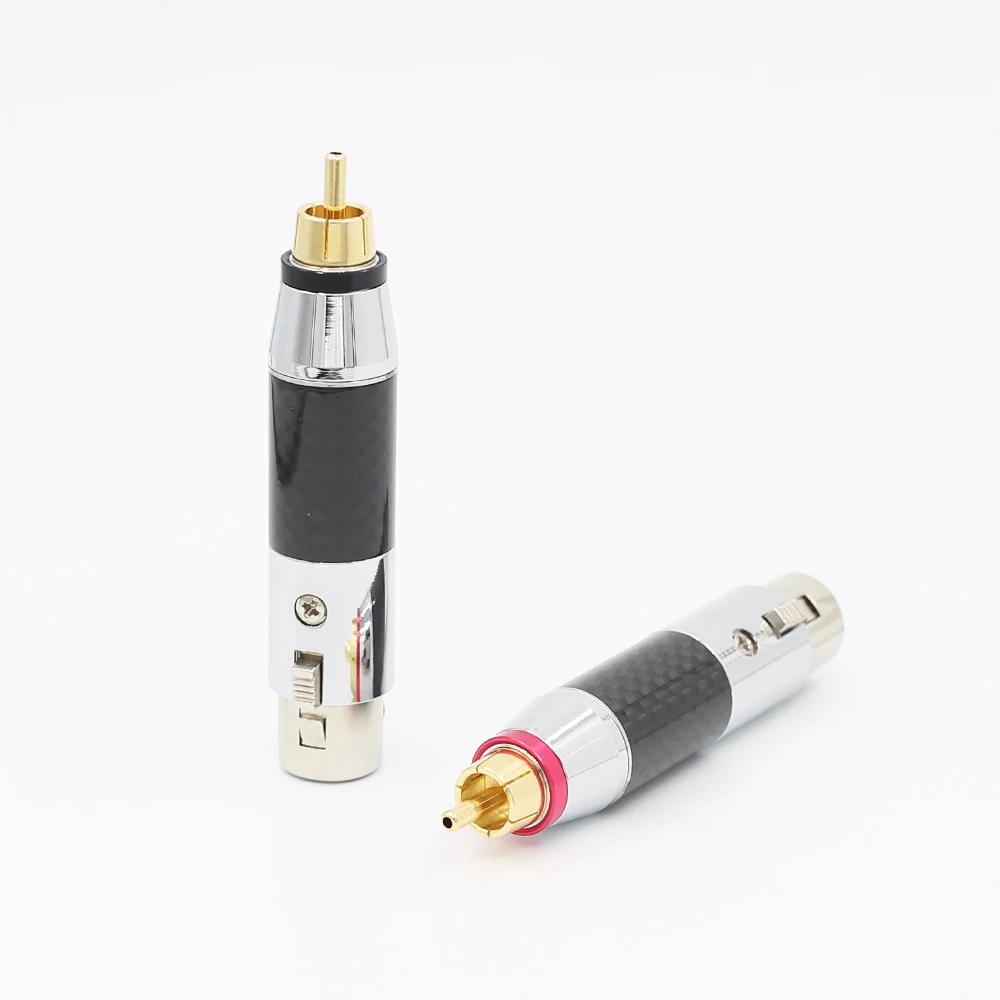 

XLR Female to RCA Male Socket Adapter Gold Balanced Cable Plug Phono