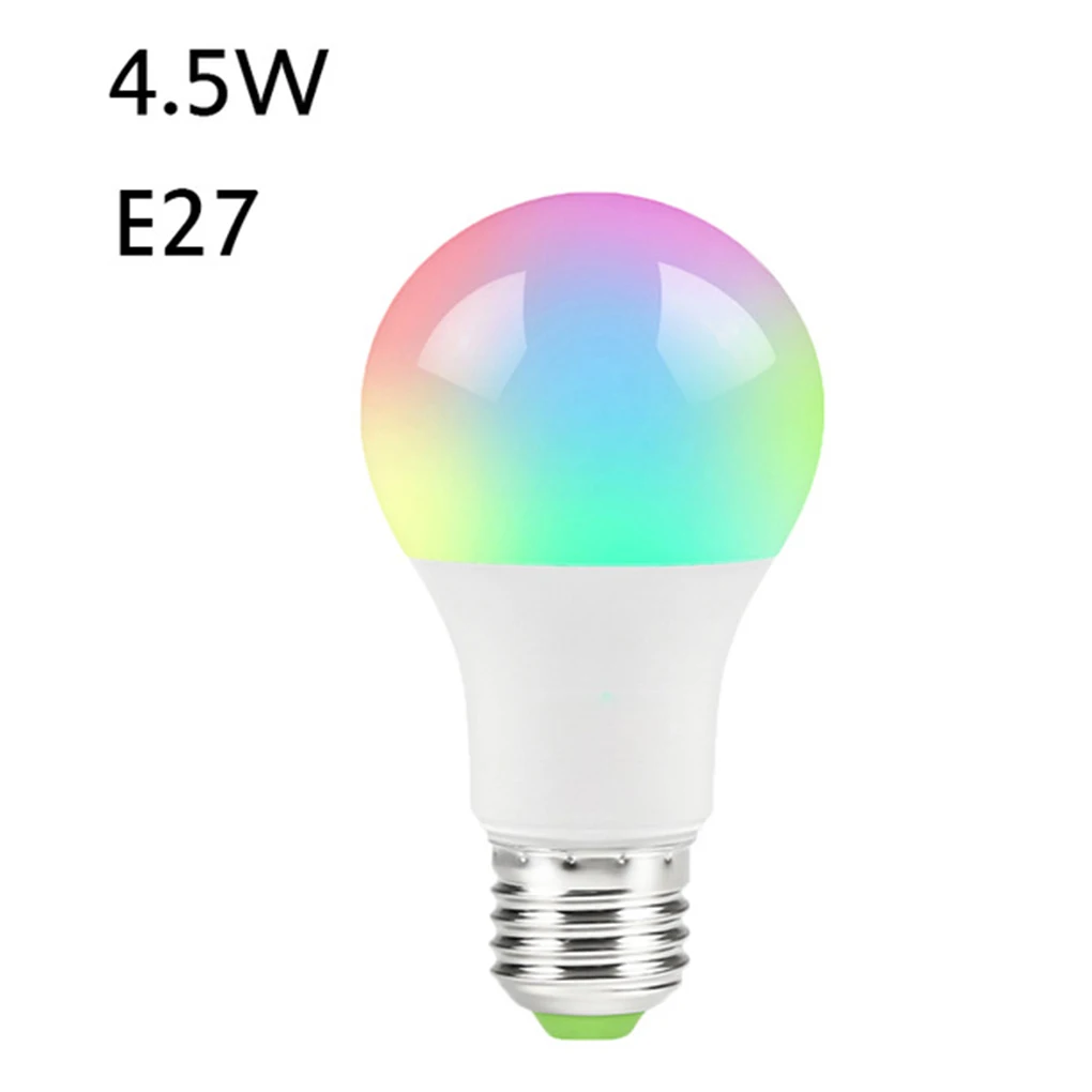 E27 WIfi светодиодный светильник Magic Smart Home RGBW лампа 4,5 Вт с регулируемой яркостью светодиодный светильник Smart совместим с Alexa Google Home - Комплект: E27