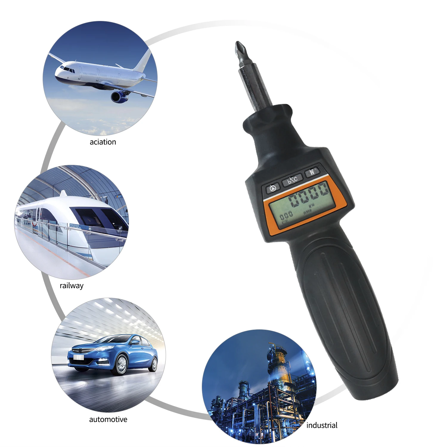 

ENS-8 1/4" Mini Digital Torque Screwdriver with Buzzer LED Flash Alarm Dual Direction Cordless Torque Range 0.8 to 8N.m