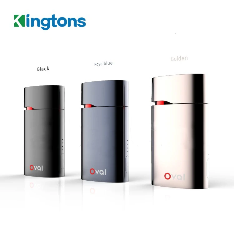 Оригинальный Kingtons овальные сухой трав воска 2-в-1 испаритель комплект 1600 мА/ч
