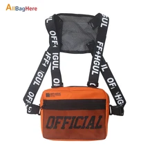 Новая мужская и женская нагрудная сумка в стиле хип-хоп, функциональная сумка на грудь, сумка через плечо, Регулируемый тактический жилет, уличная пара, мини-рюкзак