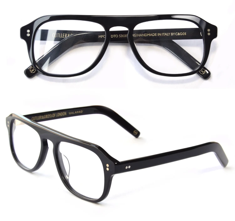 Kingsman очки Vingage оптические оправы черные Ретро ацетатные очки по рецепту ацетатная оправа для очков для мужчин