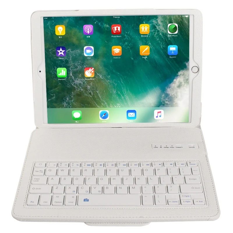 Чехол с клавиатурой для IPad 10,2, Bluetooth, чехол с клавиатурой для Apple IPad 7, 7го поколения, A2200, A2198, A2232, кожаный чехол