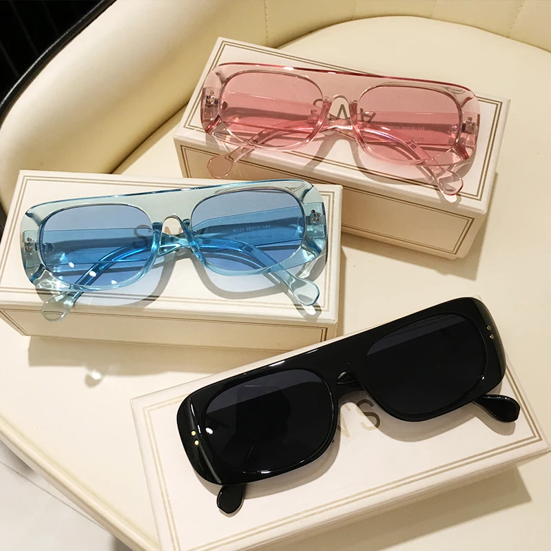 Tanie MS 2021 nowych kobiet modne okulary przeciwsłoneczne UV400 marka projektant
