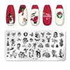 PICT YOU Christmas Nail Stamping Plates Snowflake Festival Pattern Nail Art Image Plates Stainless Steel Nail Art Plate Stencil 2