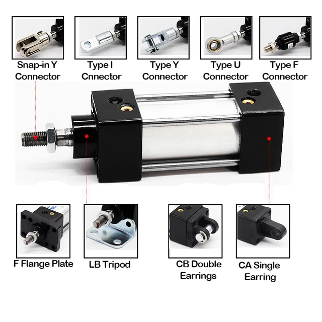 Pneumatic Cylinder Accessories, Pneumatic Cylinder Sc 50mm