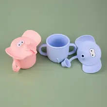 

1 Set Baby Cup Easy To Use Convenient with Scale Baby Water Drinking Straw Cup Training Drink Kettle for Toddlers