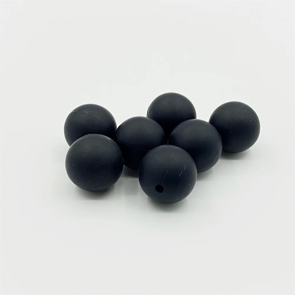 10pcs 20mm Silicone Beads Baby Teething round Beads Pacifier Chain BPA Free Bracelet necklace DIY toys Silicon Teether 5