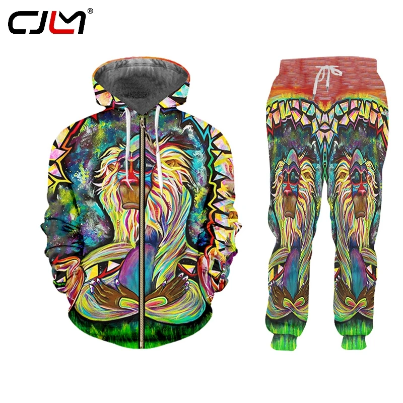 CJLM новый комплект спортивной одежды для мужчин Сезон весна осень Свитшоты на