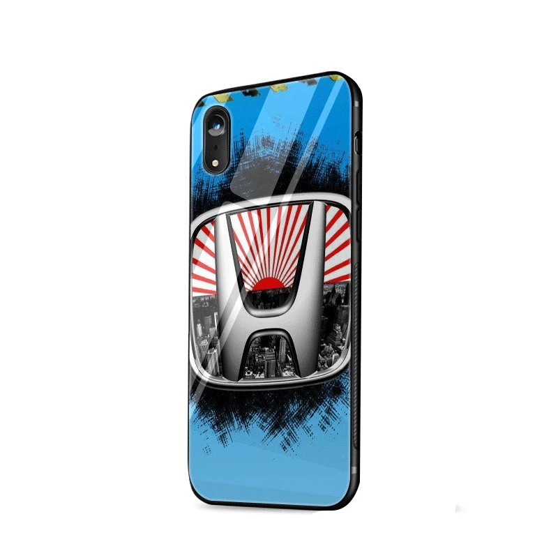 G10 Стеклянный чехол для телефона из ТПУ стекла для iPhone 5 5S SE 6 6S 7 8 Plus iPhone 11 Pro XR X XS максимальный чехол Honda - Цвет: G10