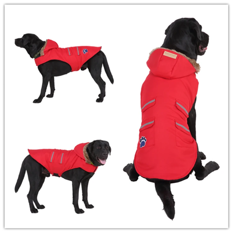 Курта для собак теплая одежда для щенков Осенняя зимняя одежда для домашних животных для собак с капюшоном Чихуахуа французская одежда для бульдога